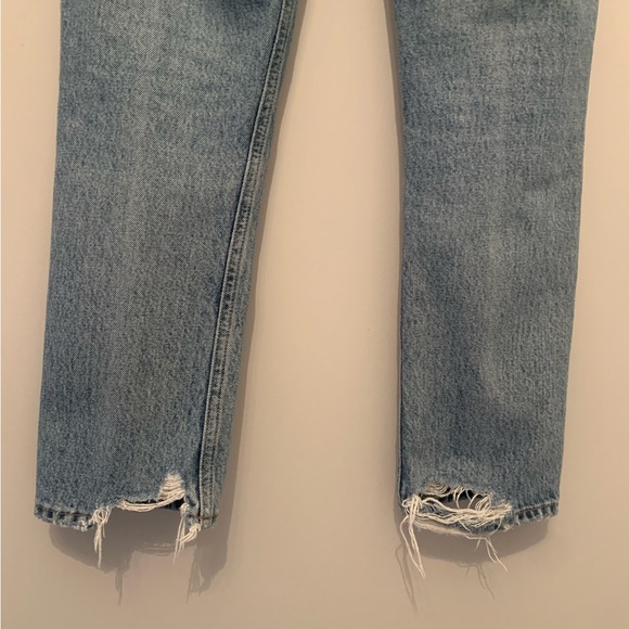AGOLDE Riley High Rise Straight Crop in Frequency size 24 - Picture 6 of 7